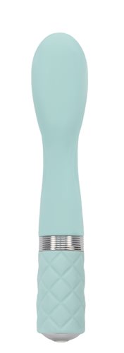 Vibrador Pillow Talk Sassy G Spot Con Cristal Swarovski Verde Azulado