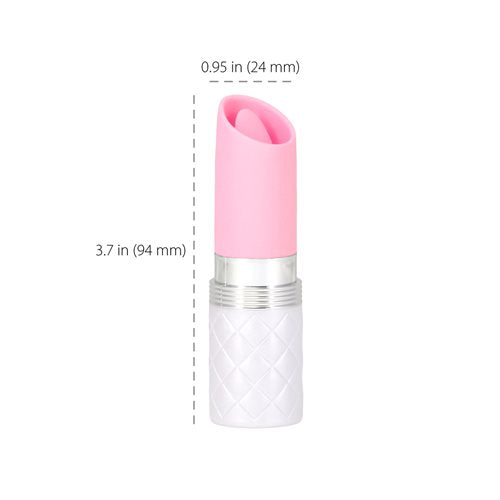 Pillow Talk Lusty Masajeador Parpadeante Con Cristal Rosa