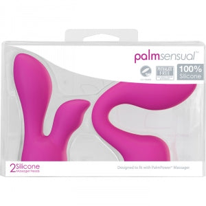 Accesorios Palm Sensual 2 Cabezales de Silicona