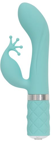 Pillow Talk Kinky Clitoral con cristal Swarovski verde azulado