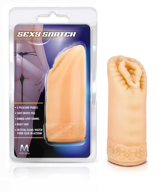 M For Men Sexy Snatch Masturbador Beige