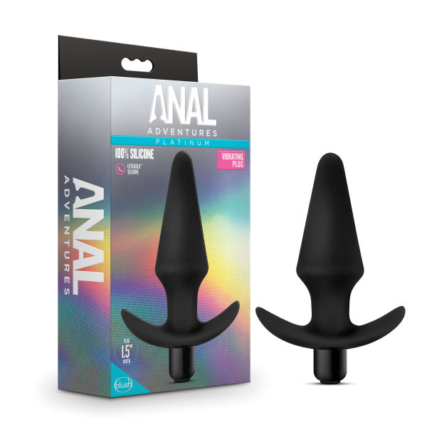 Anal Adventures Plug Vibrador Negro