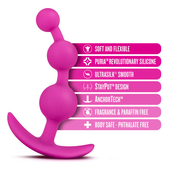 Plug Anal Luxe Be Me 3 Fucsia