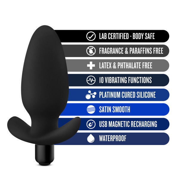 Plug anal para silla de montar negro