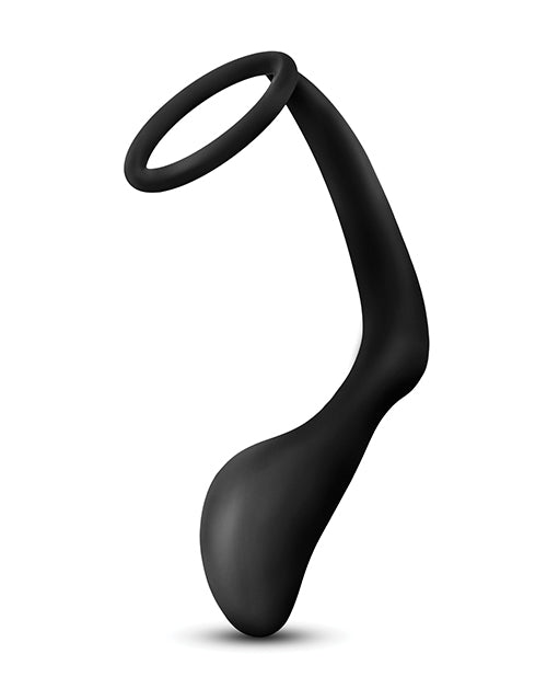 Anal Adventures Platinum Anillo para el Pene Plug Negro