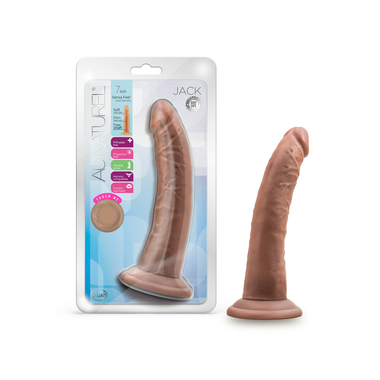 Au Naturel Jack 7in Consolador Moca