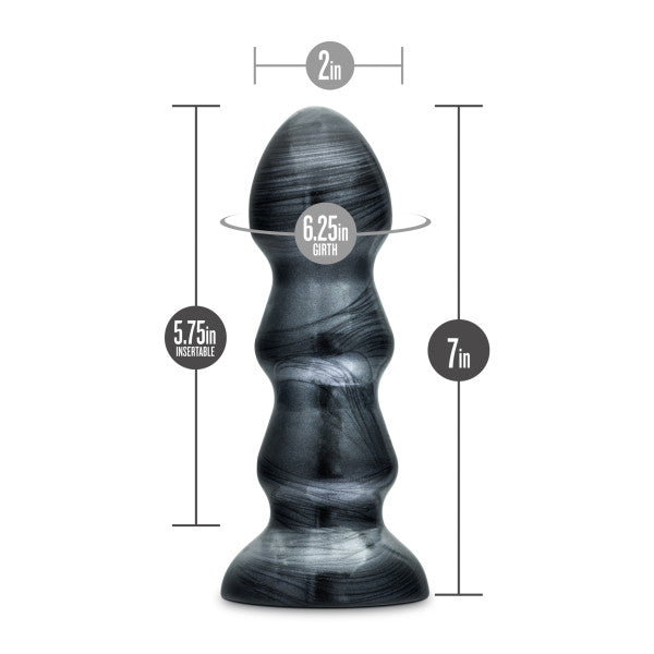 Jet Black Jack Carbon Metallic Anal Plug