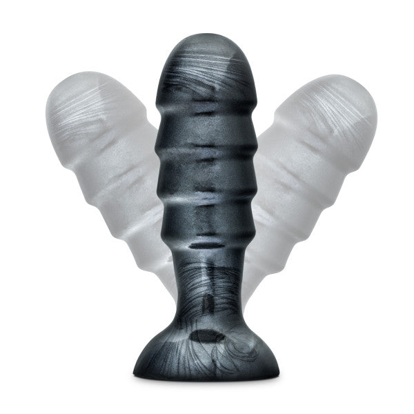 Plug Anal Jet Bruiser Carbon Metalizado Negro