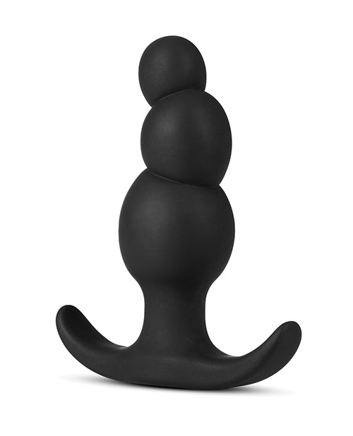 Anal Adventures Platinum Stacked Plug Negro