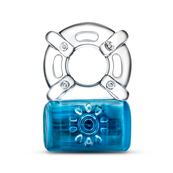 Play With Me Pleaser C-ring Azul Recargable