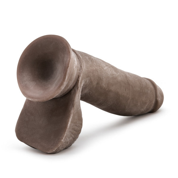 Consolador Au Naturel 7 C/Bolas Chocolate "