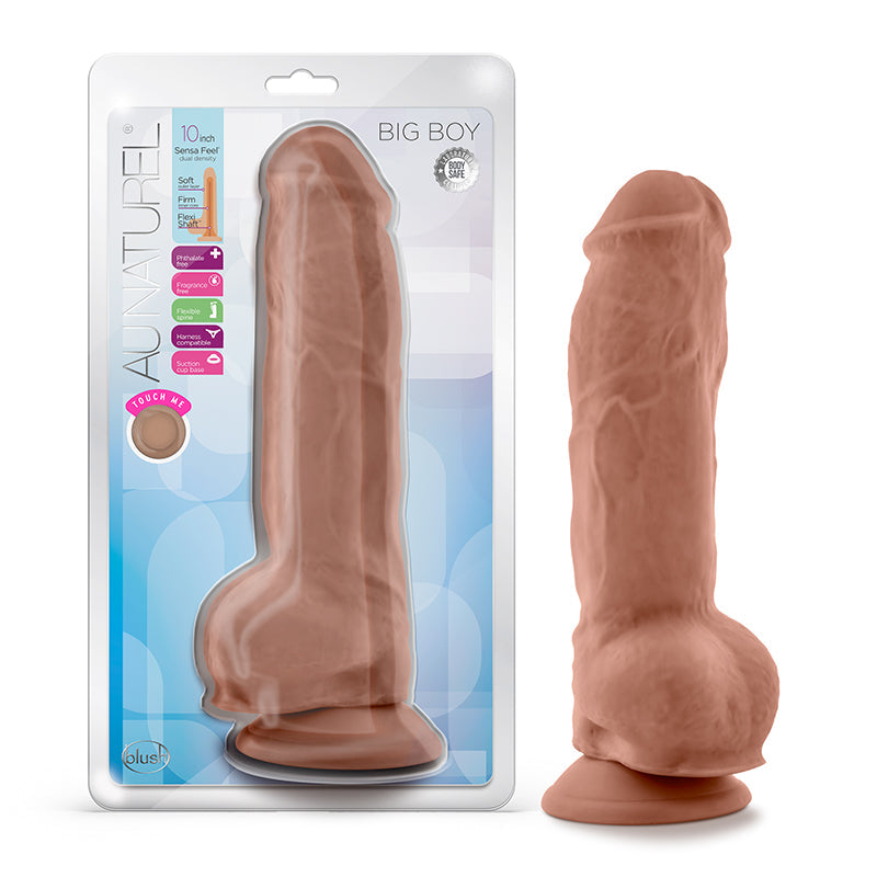 Au Naturel Big Boy 10 Consolador Mocha "