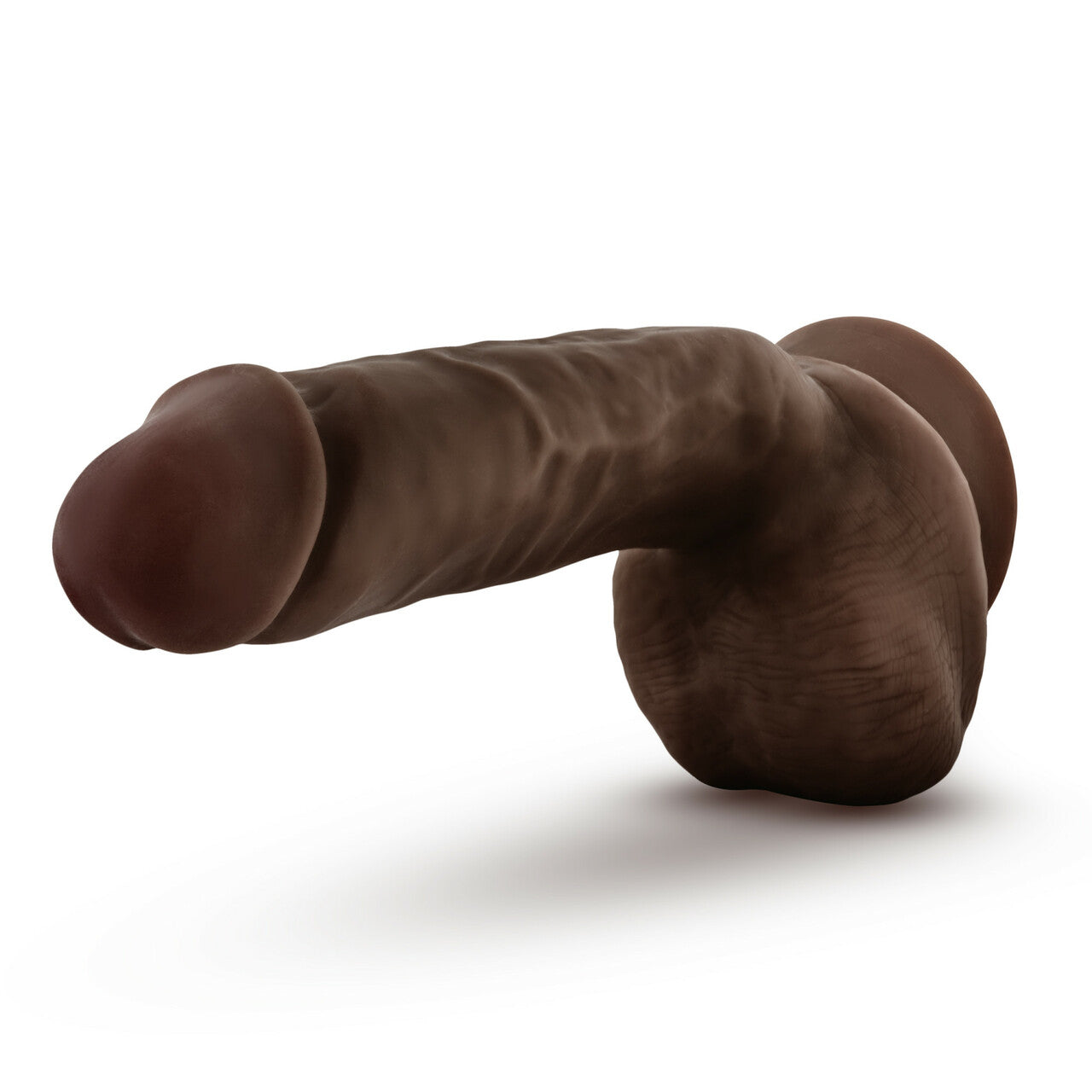 Dr Skin Glide Consolador Autolubricante 8.5in Chocolate