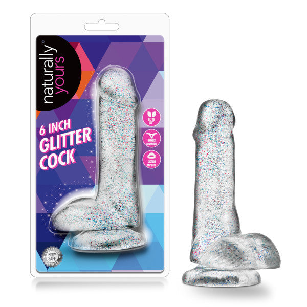 Naturalmente tuyo 6 Glitter Cock Sparkling Clear "