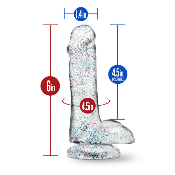 Naturalmente tuyo 6 Glitter Cock Sparkling Clear "