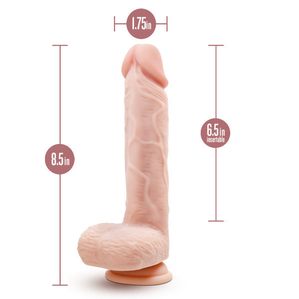 Dr Skin Silicone Dr Ethan 8.5 En Consolador Giratorio Beige