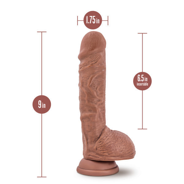 Consolador Au Naturel Big Billy 9in Moca