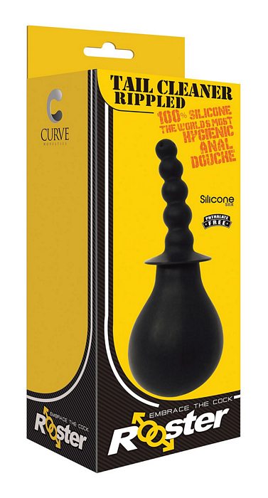 Limpiador de Cola de Gallo Ondulado Negro