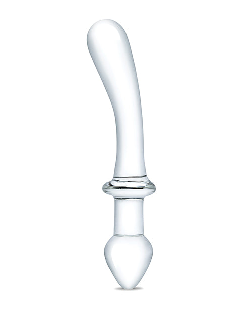 Glas 9 Consolador Clásico Curvo de Doble Extremo "