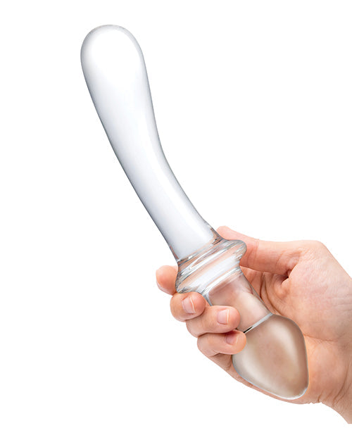 Glas 9 Consolador Clásico Curvo de Doble Extremo "