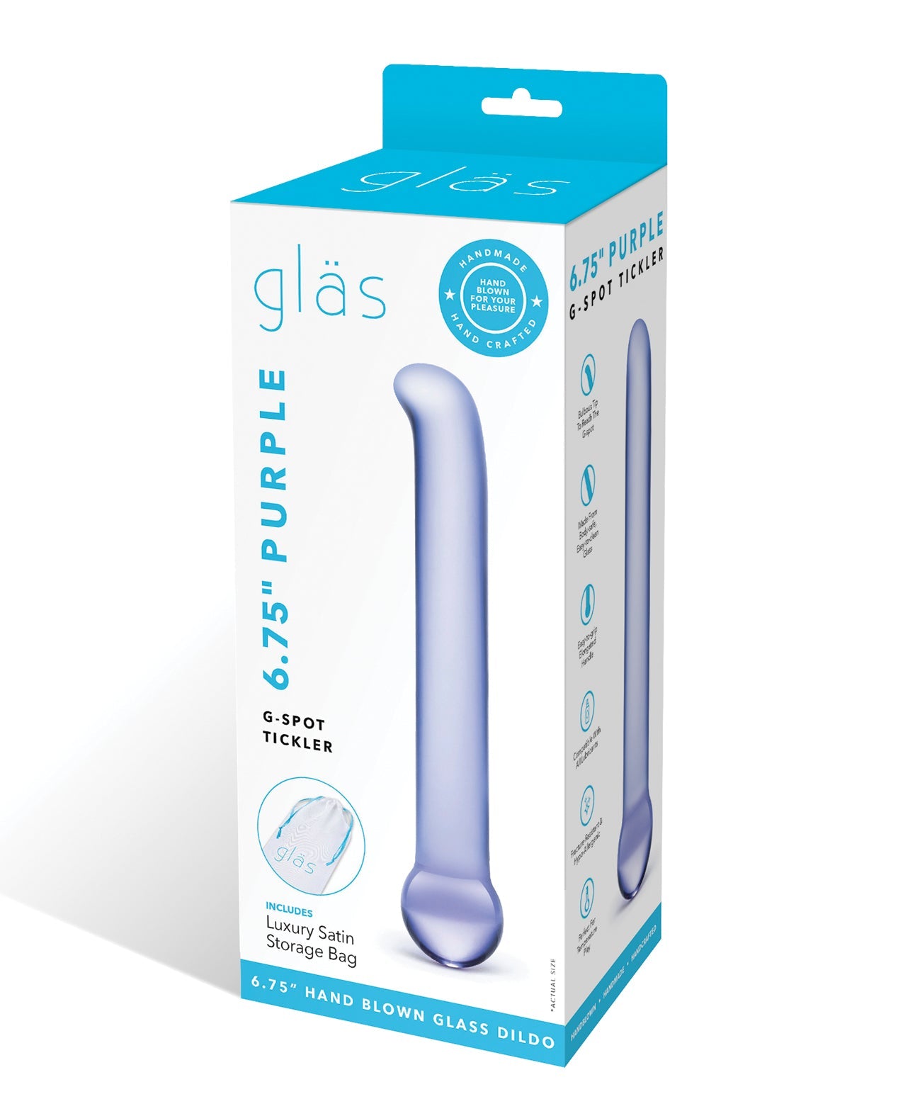 Glas Púrpura Punto G Tickler