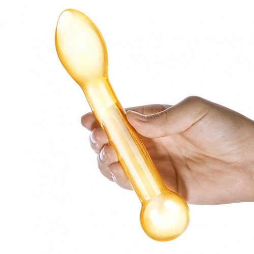 Control deslizante anal con gotero de miel Glas de 7 pulgadas