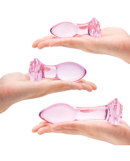 Juego de tapones de cristal Thee Rosebud Butt