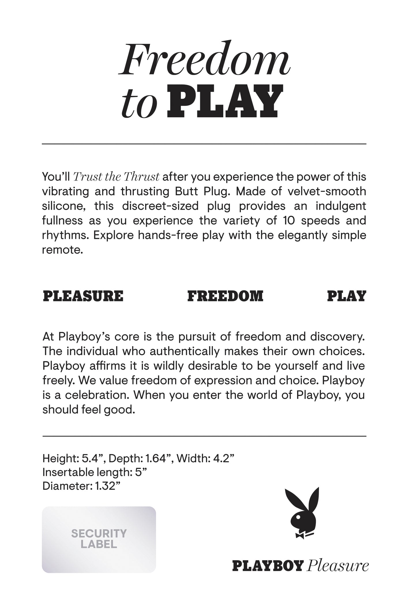 Playboy confía en el empuje