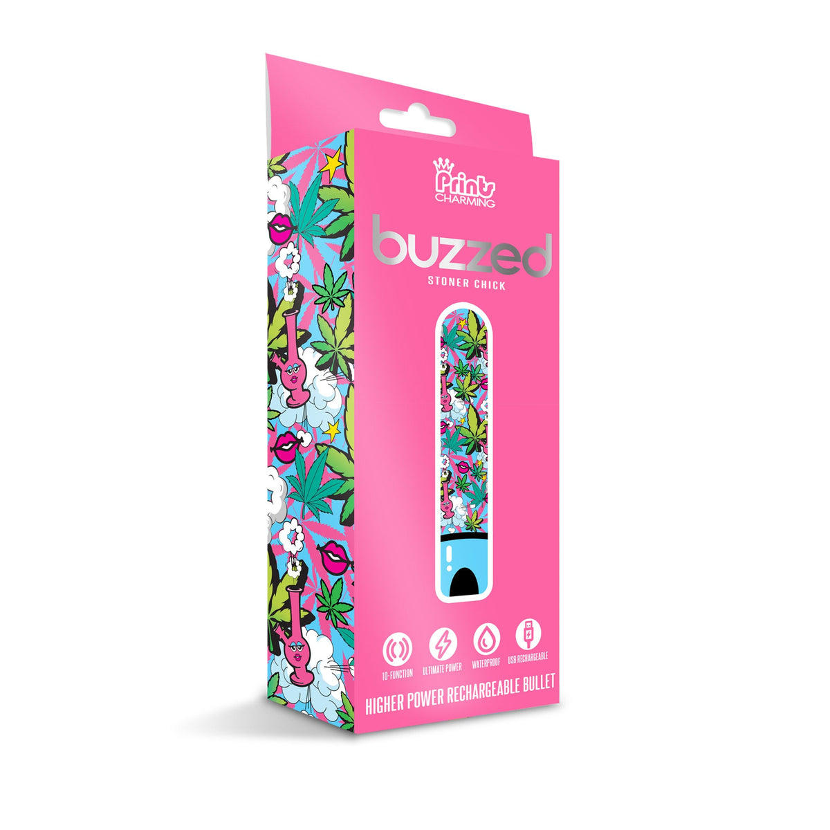 Imprime Encantador Polluelo De Fumeta De Bala Recargable De Mayor Potencia Buzzed