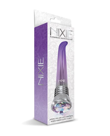 Nixie Jewel Ombre G Spot Vibrador Púrpura Ombre Glow