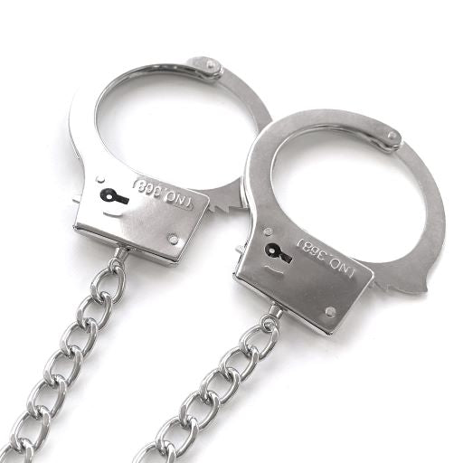 Juego de brazalete y tapón plateado Thee