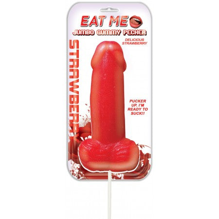 Jumbo Gummy Cock Pop Fresa