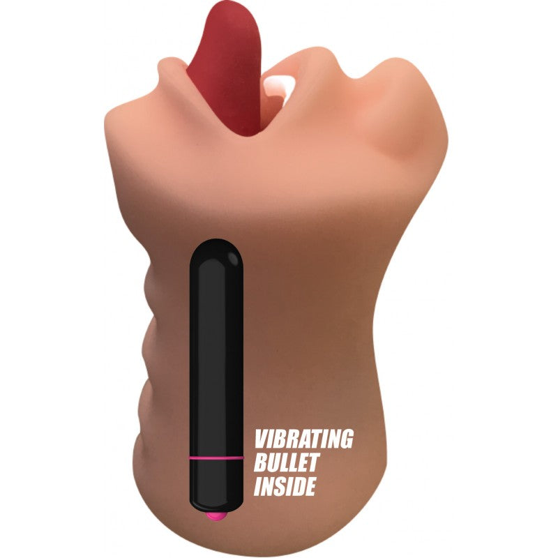 Skinsations Hum Job Masturbador Boca Con Power Bullet