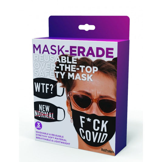 Paquete de 3 mascarillas Mask-erade
