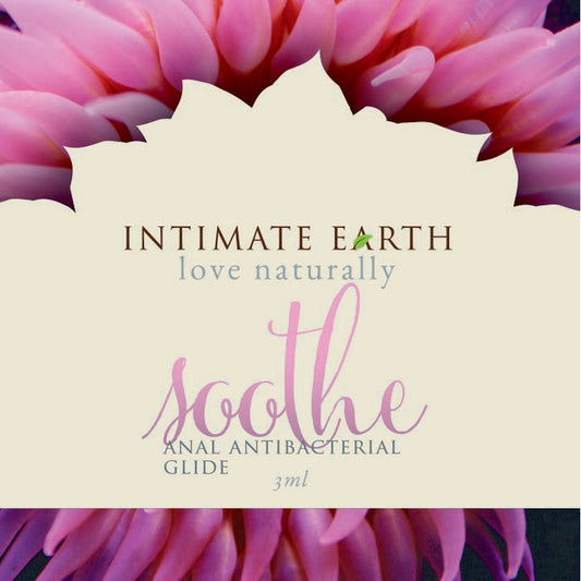 Paquete de lámina deslizante antibacteriana anal Intimate Earth Soothe 3ml (cada una)