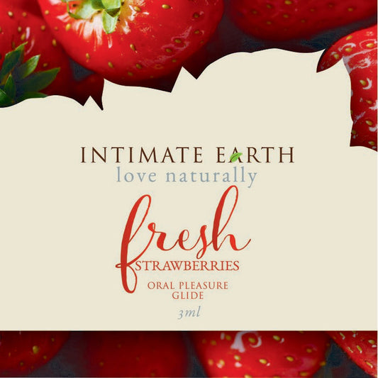 Intimate Earth Paquete de láminas de fresa 3ml (unidades)