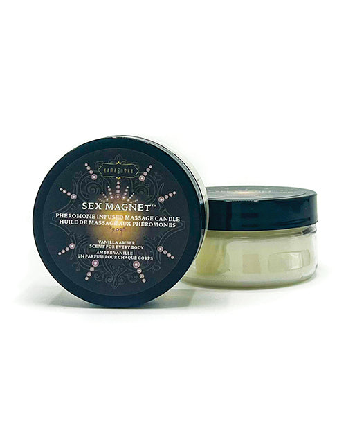 Vela de masaje con feromonas con imán sexual, 1,7 oz