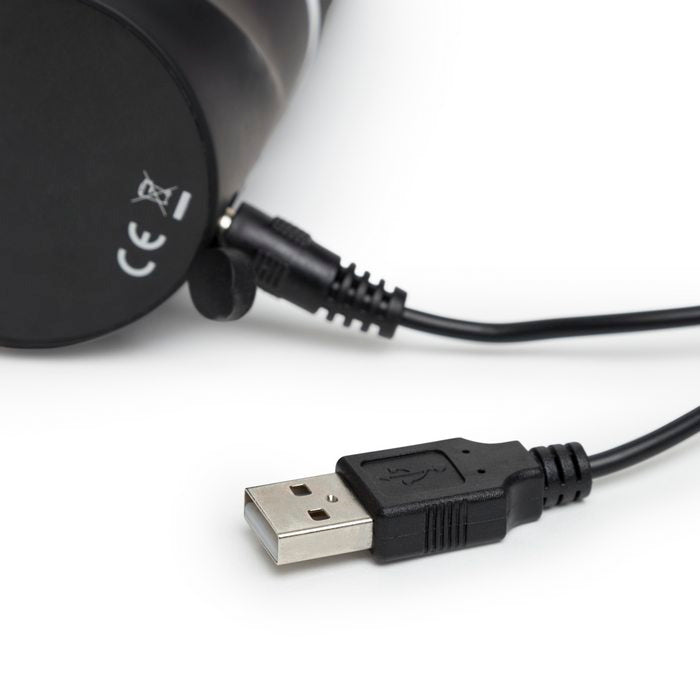 Conejo Feliz Realista Negro Usb Recargable
