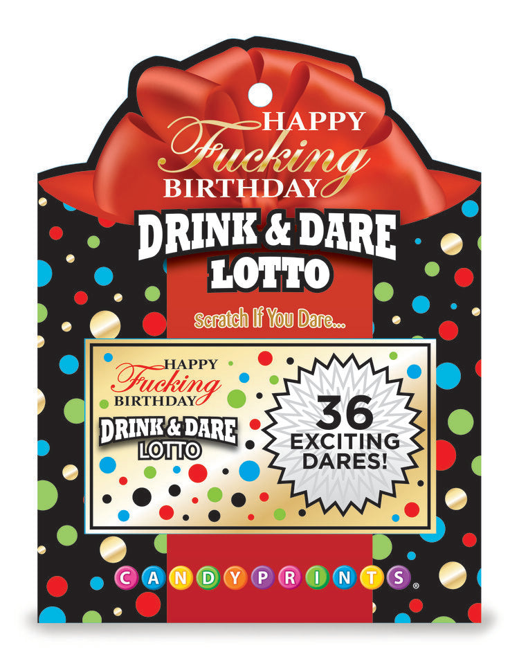 Tarjetas de lotería de feliz cumpleaños