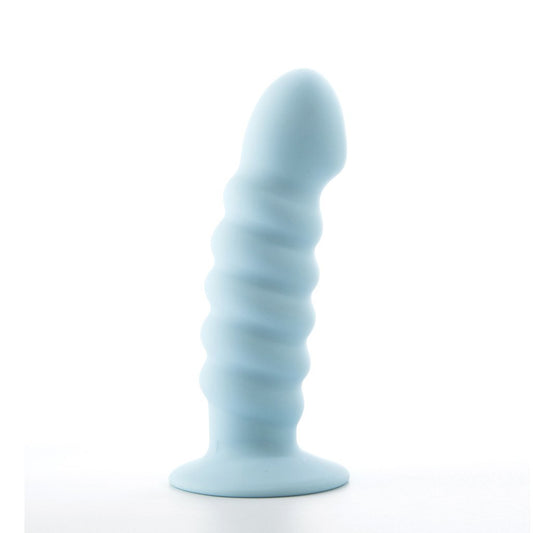 Paris 6 Dong de Silicona Azul Pastel "