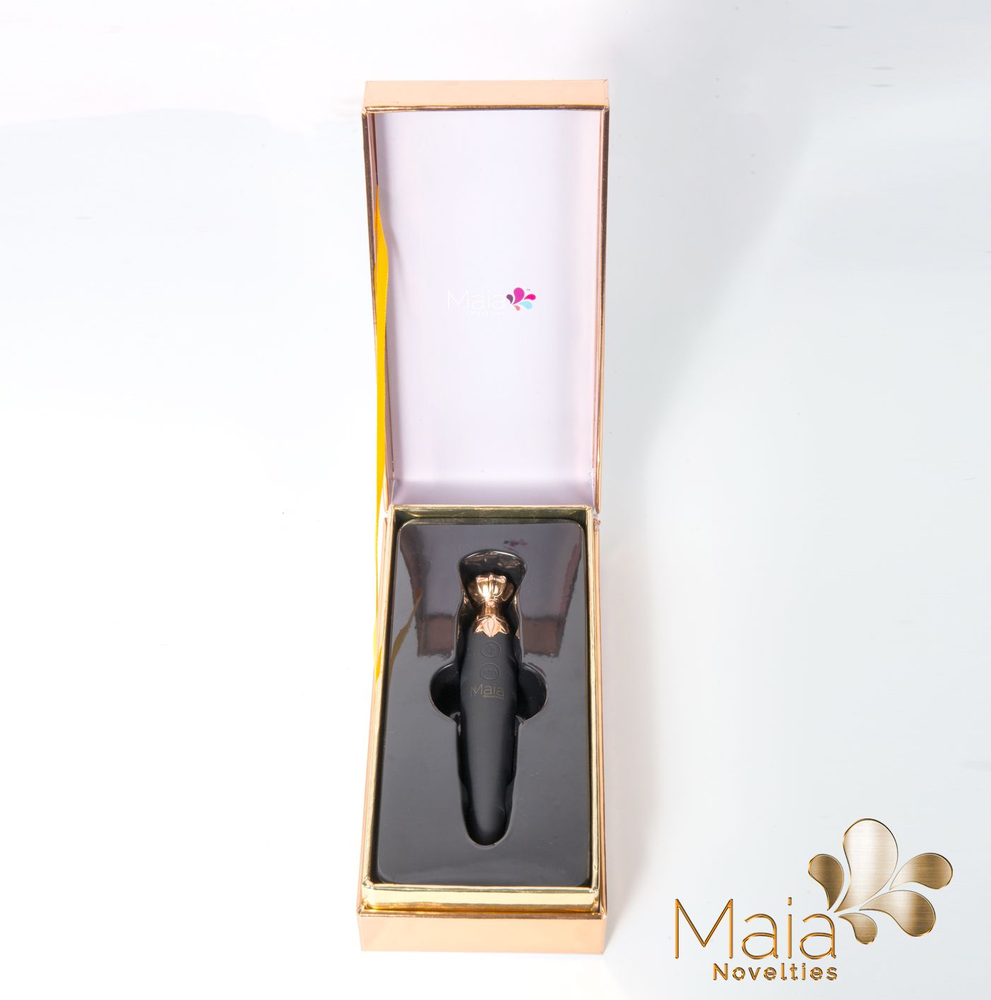 Vaporizador Vibrador Silicona Recargable Vape Negro