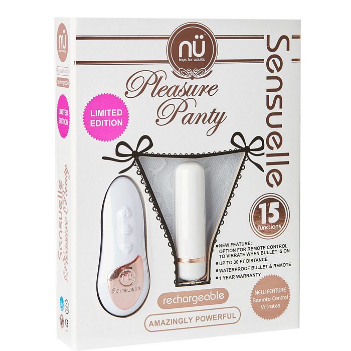 Sensuelle Pleasure Panty Blanco Control Remoto