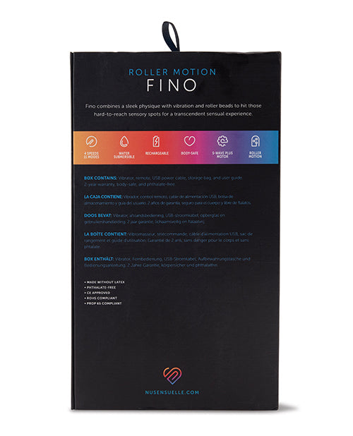 Sensuelle Fino Roller Motion Plug azul marino