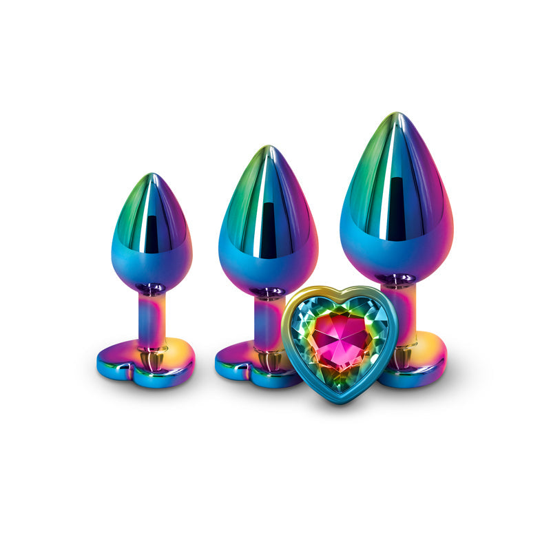 AquaStream Tapered Ocean Blue Anal Plug (Large)**START HERE