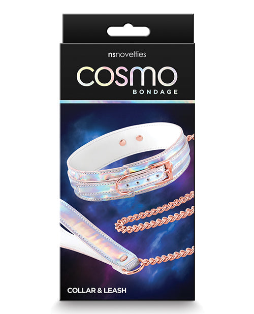 Conjunto de collar y correa Radiant Rainbow