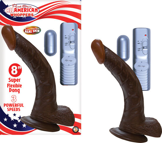 Afro American Whopper 8in Vib. Brown