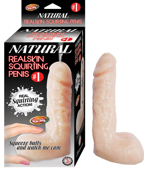 Pene chorros de piel real natural #1