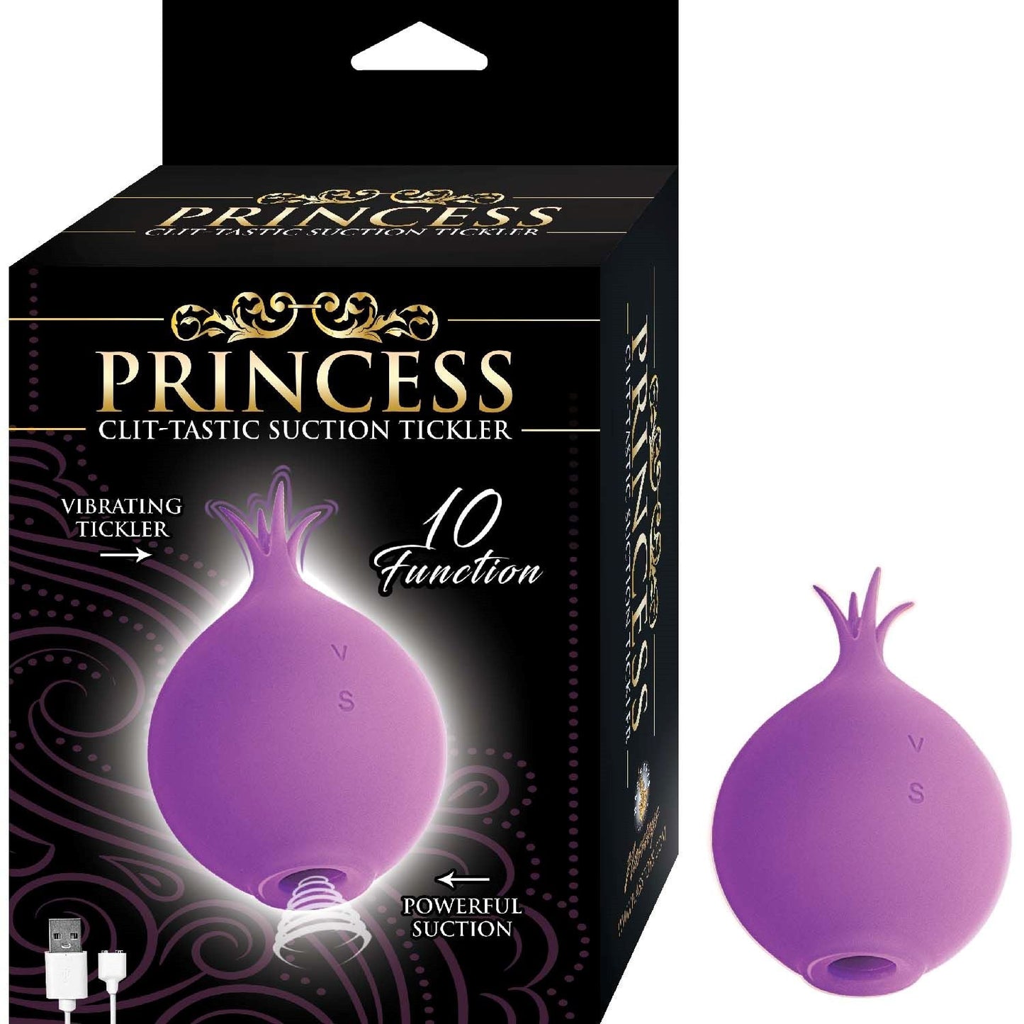 Princess Clit-tastic Suction Tickler Lavanda