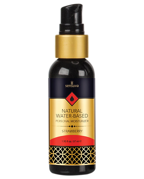 Hidratante personal a base de agua natural fresa 1.93 oz