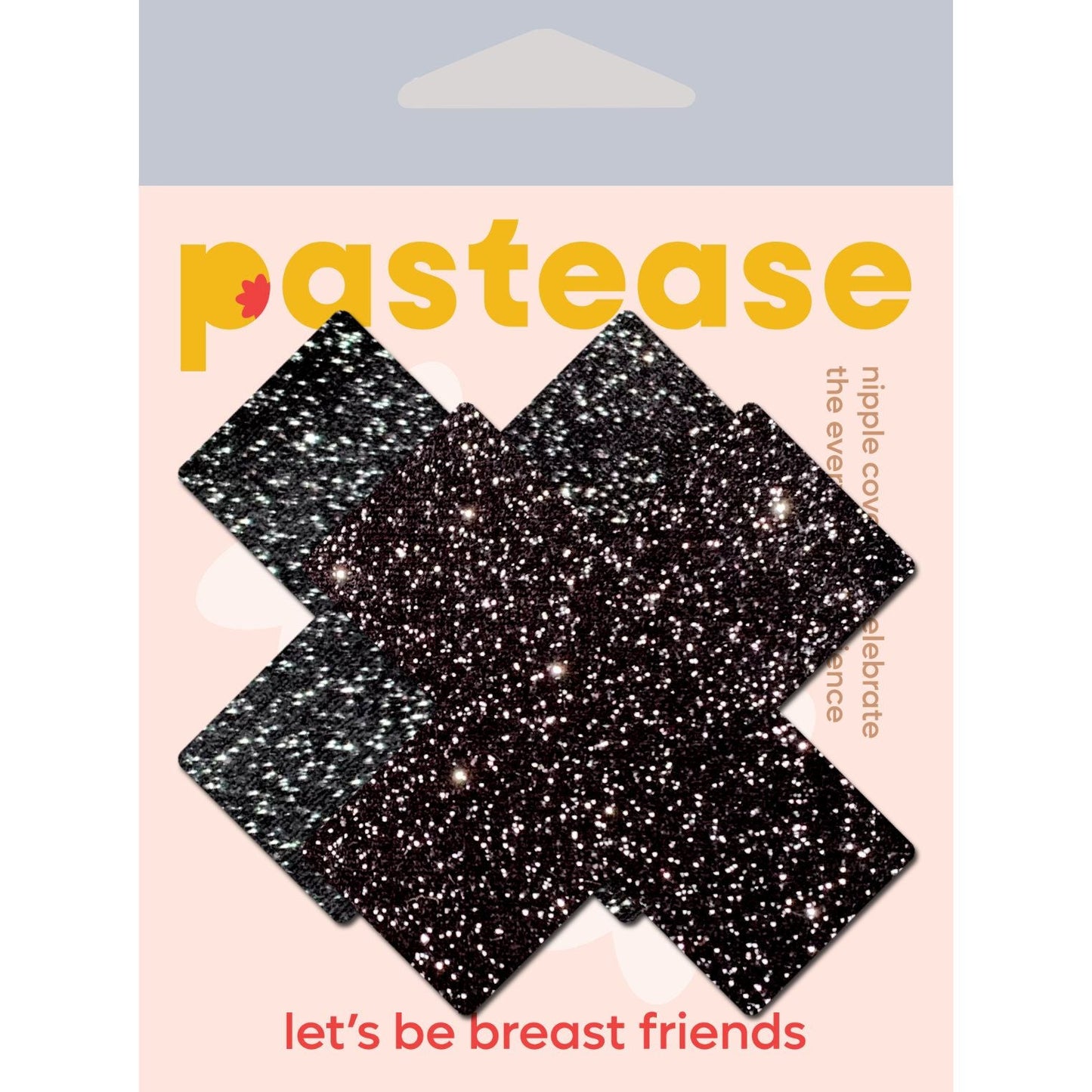 Plus X Sparkle Black Plus Pastas para pezones